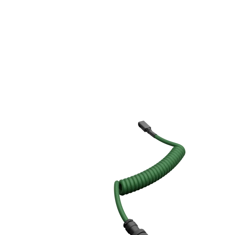 Glorious Coiled Cable Forest Green