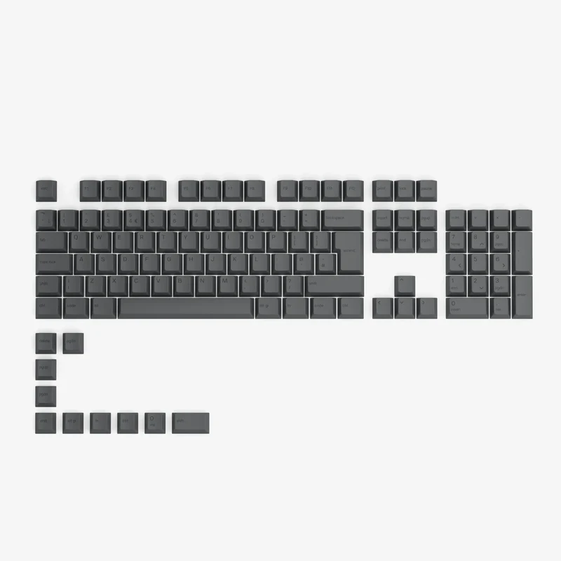 GPBT Black Ash V1 Dye Sublimated Keycaps