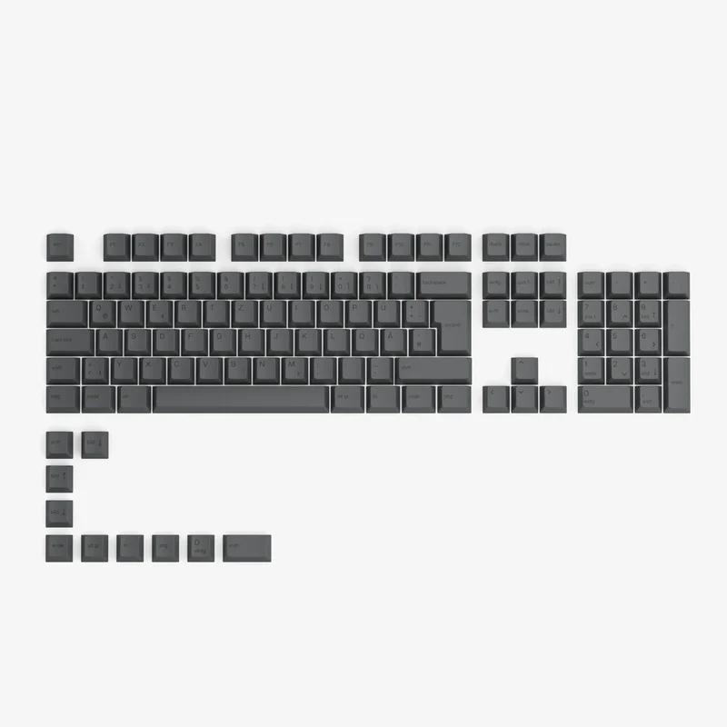 GPBT Black Ash V1 Dye Sublimated Keycaps