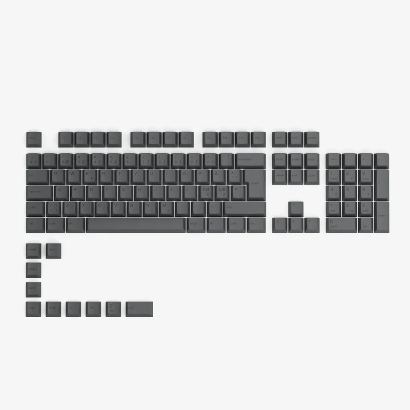 GPBT Black Ash V1 Dye Sublimated Keycaps