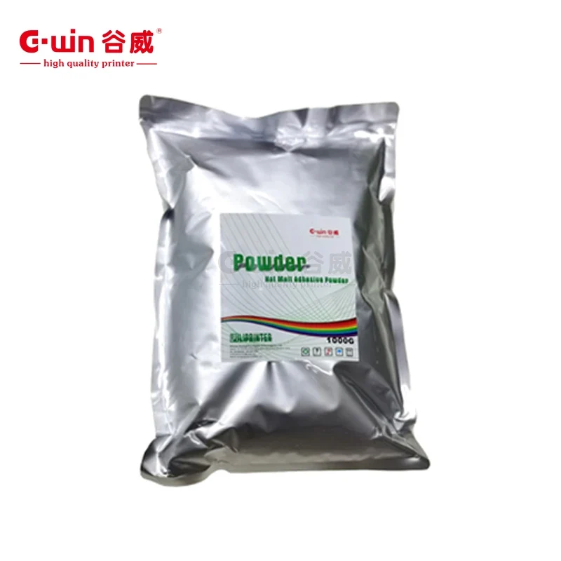 GWIN Hot Melt Powder White for Tshirt DTF Pet Film Printer Transfer Adhesive Glue 1Kg/bag 100% Tpu Powder
