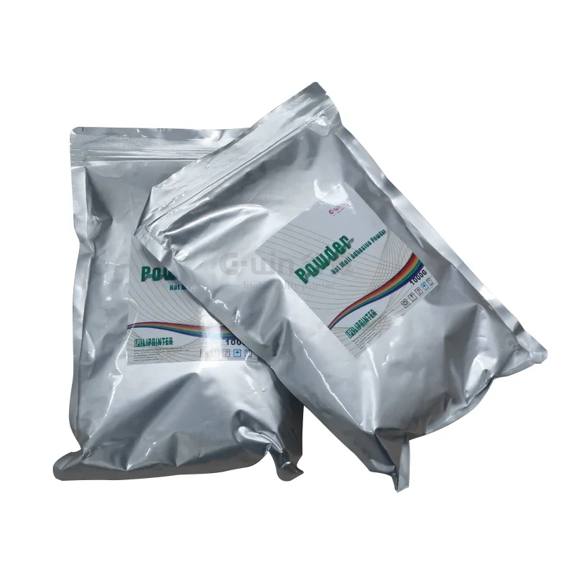 GWIN Hot Melt Powder White for Tshirt DTF Pet Film Printer Transfer Adhesive Glue 1Kg/bag 100% Tpu Powder