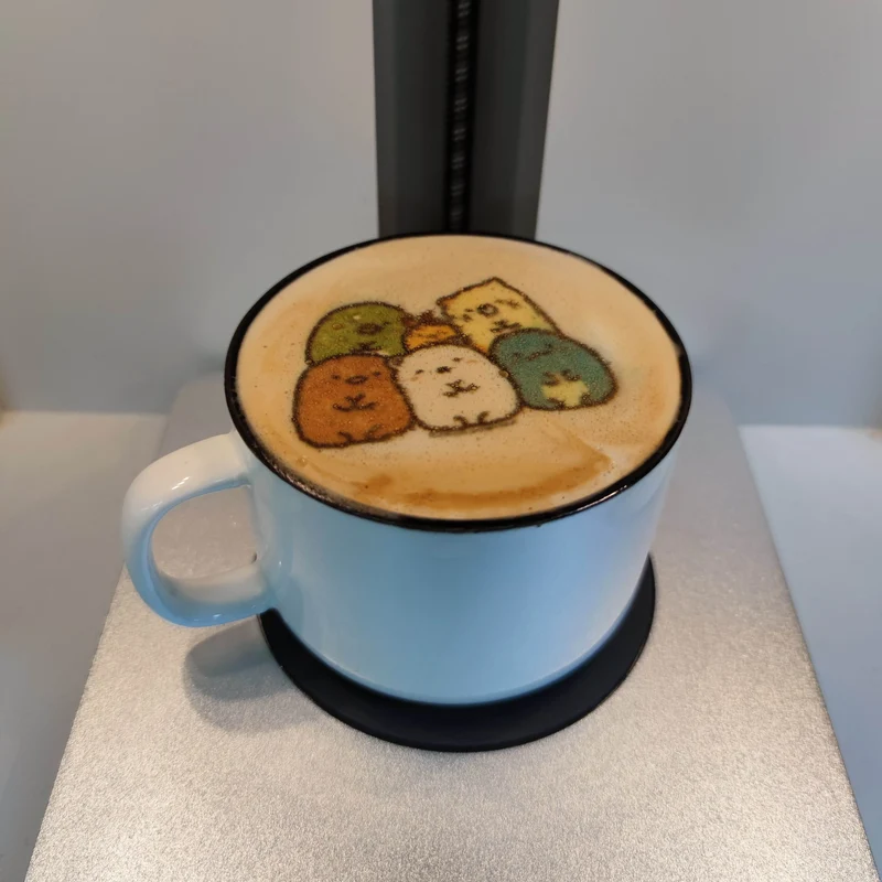 EVEBOT EB-FC1 Free Shipping Selfie 3D Coffee Printer Edible Ink Cappuccino Latte Full Color Barista Hotel Inkjet Food Printer