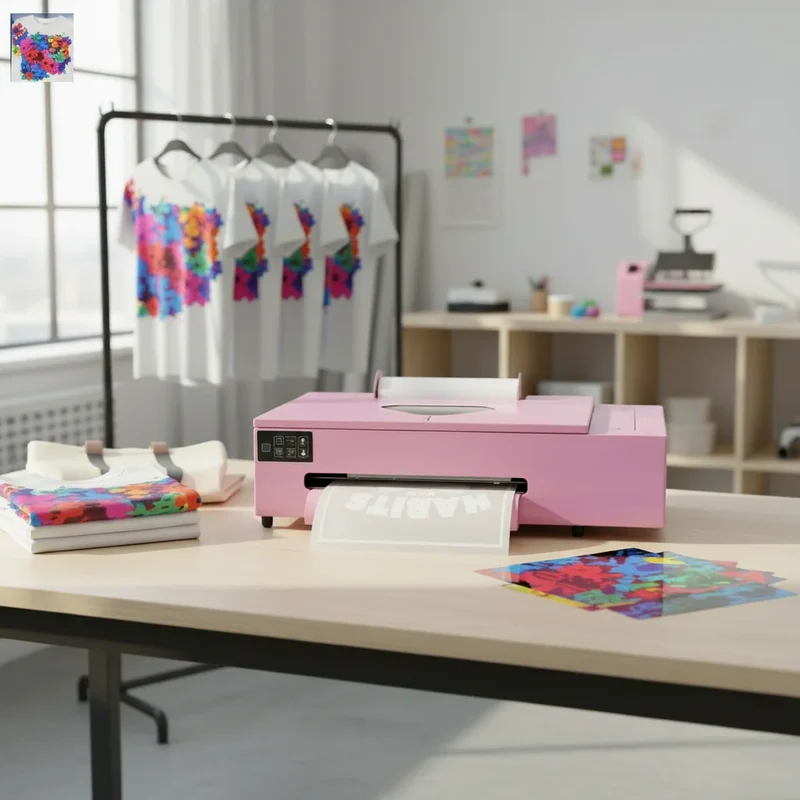 US stock, direct shipping. XP600 A3+DTF printer with printhead white ink circulation and no clogging.