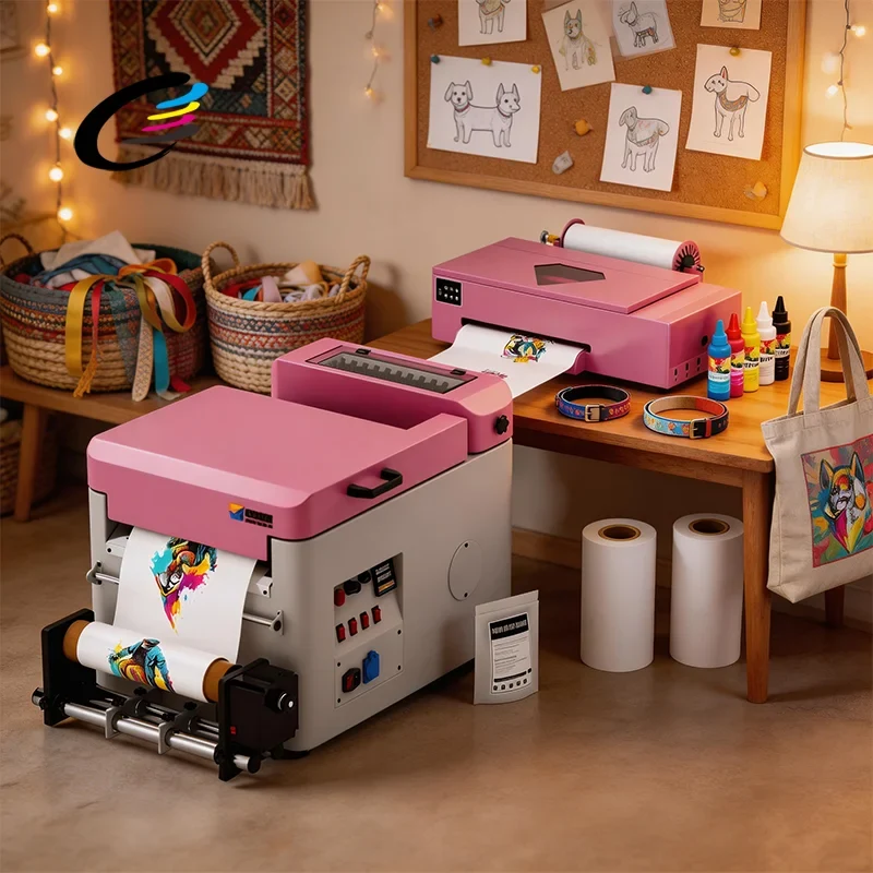 US stock, direct shipping. XP600 A3+DTF printer with printhead white ink circulation and no clogging.