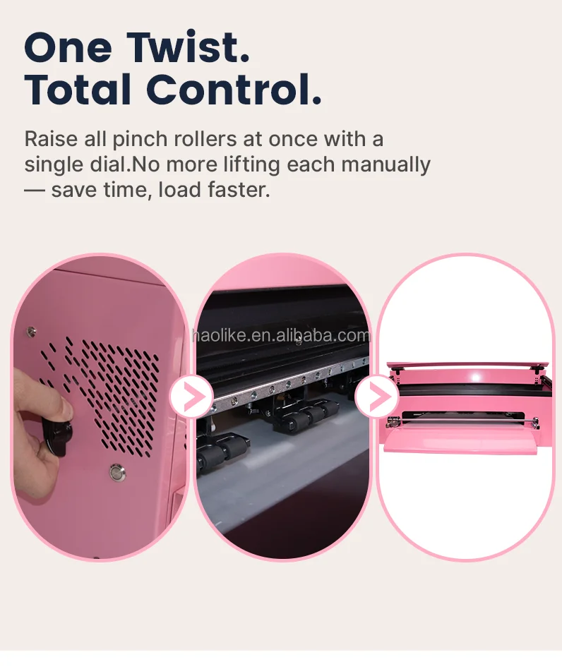 High Quality Haolic pink A3 13inch Dtf Inkjet Printer Impresora Printing Machine for Small Business