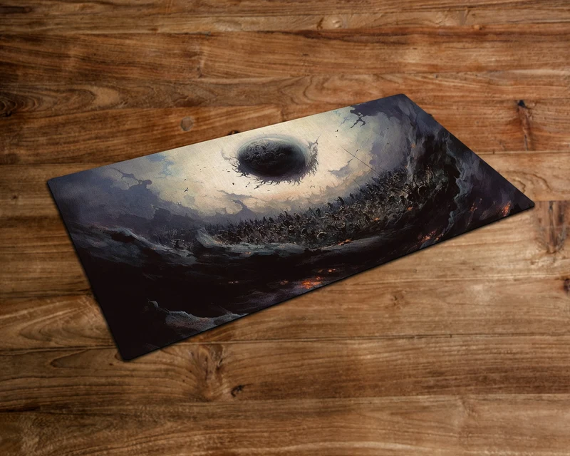 The Infinite Damnation - MTG Spielmatte - 24 x 14 inches - MTG Geschenke - MTG Zubehör - Magie Tischmatte - Stitched Playmat