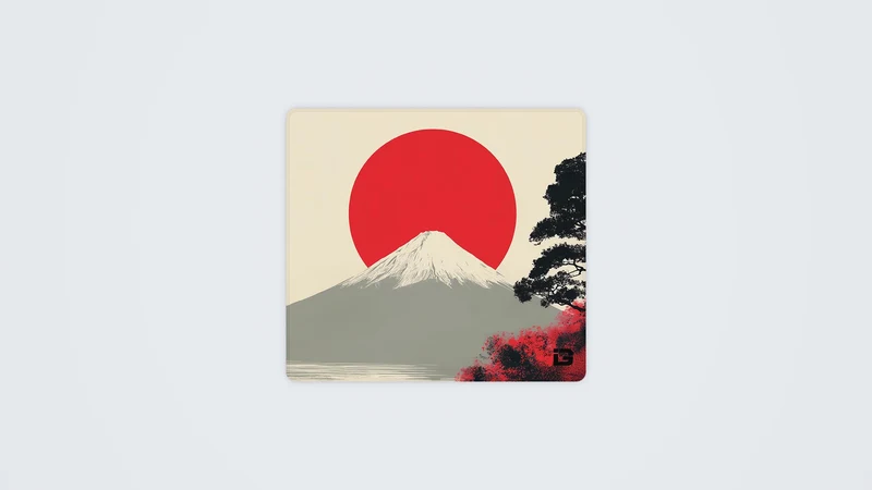 Purpurroter Fuji
