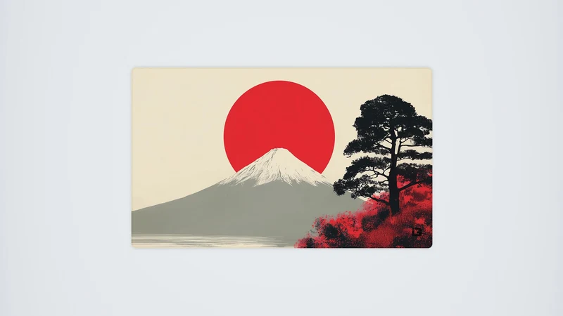Purpurroter Fuji