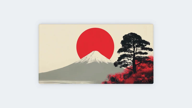 Purpurroter Fuji