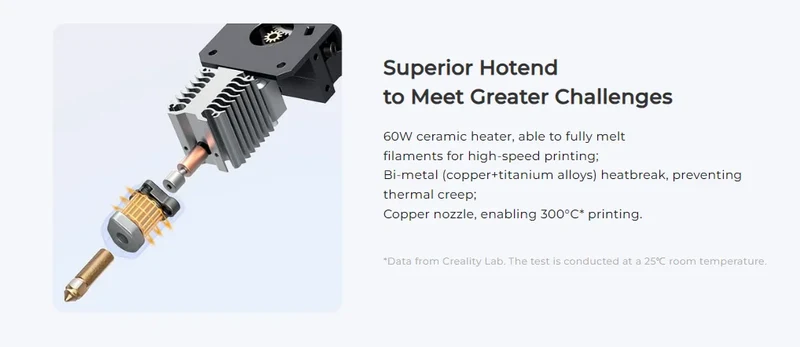 Creality Ender 3 V3 KE Smart Creality OS 500mm/s Max Printing Speed Smarter and Faster FDM 3D Printer