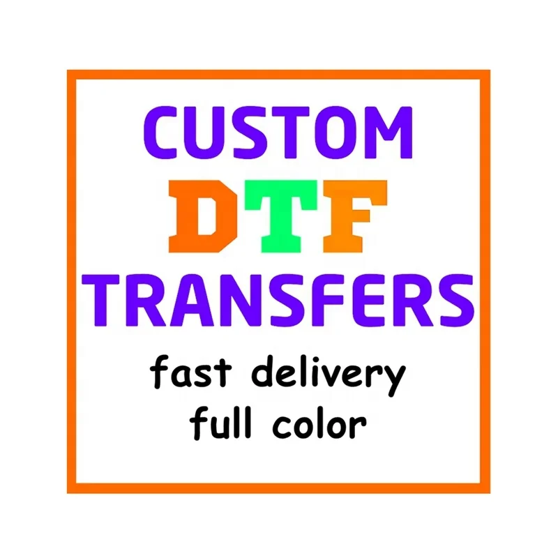 Wondove High Quality DTF Transfers Ready to Ship Custom Motivationa DTF Transfers Iron on Stickers DTF T Shirt Transfers