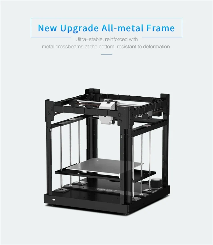 QIDI TECH X-PLUS 3 3D Printer High Speed Printing 600mm/s Large Print Size 280*280*270mm