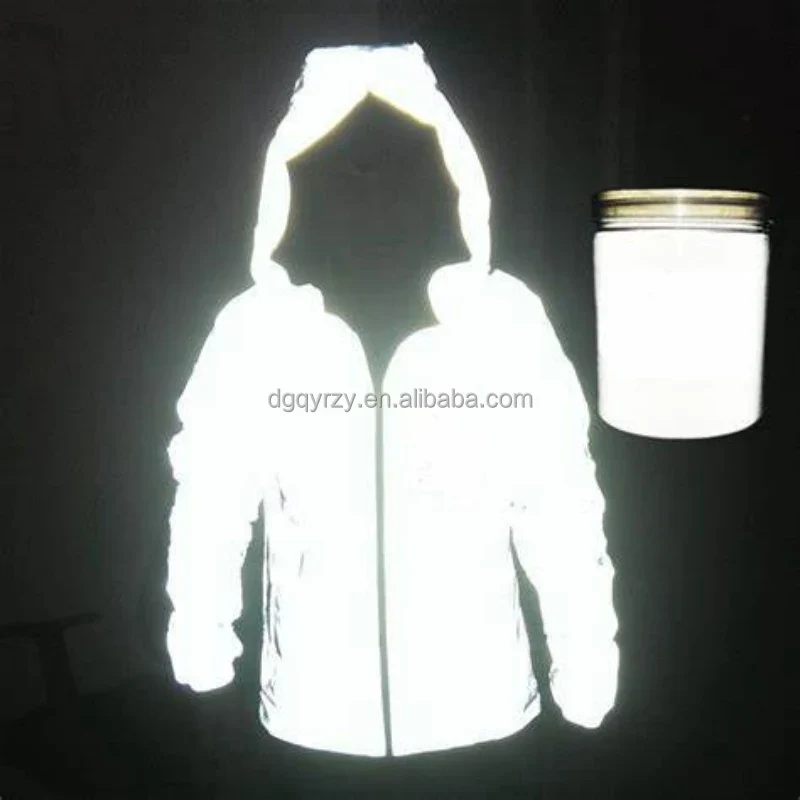 High-Light Gray Reflective Micro Glass Beads Powder 200-350UM High Glossy Screen Printing Industry 20kg Barrel QY Brand