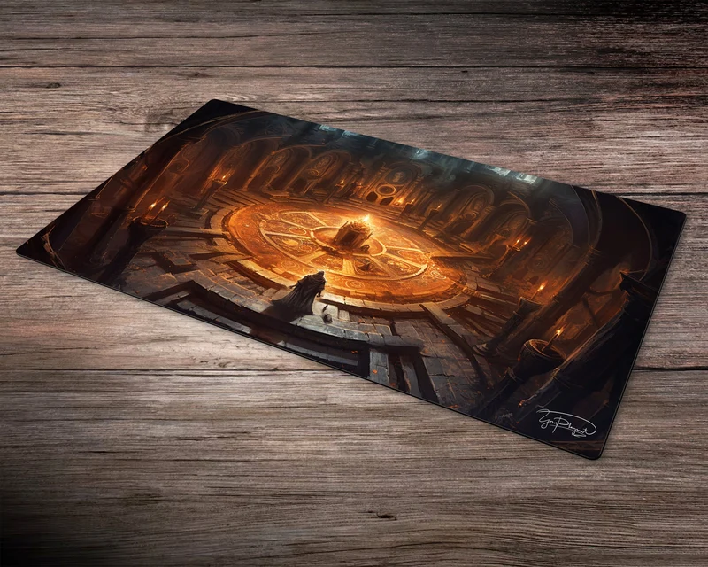 Temple of Sacrifice - MTG Spielmatte - 24 x 14 inches - MTG Geschenke - MTG Zubehör - Magie Tischmatte