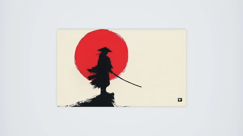Samurai-Sonnenuntergang