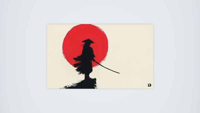 Samurai-Sonnenuntergang