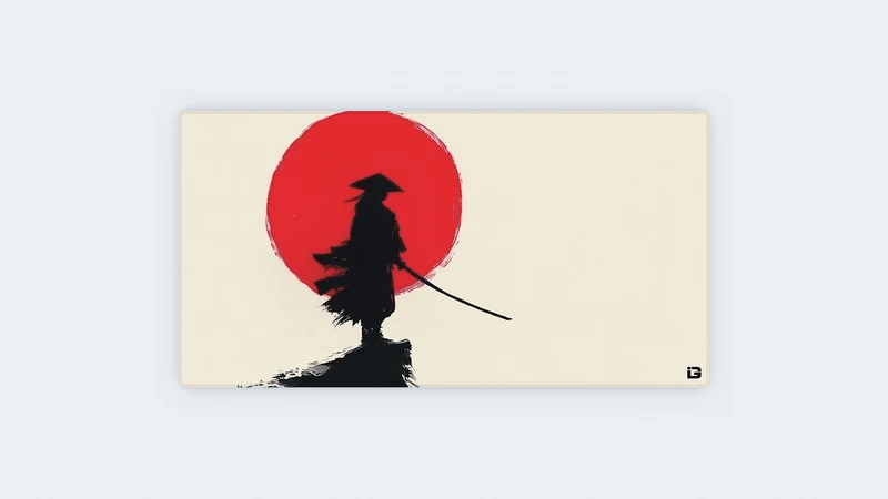 Samurai-Sonnenuntergang