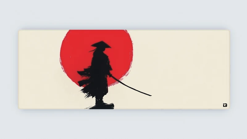 Samurai-Sonnenuntergang