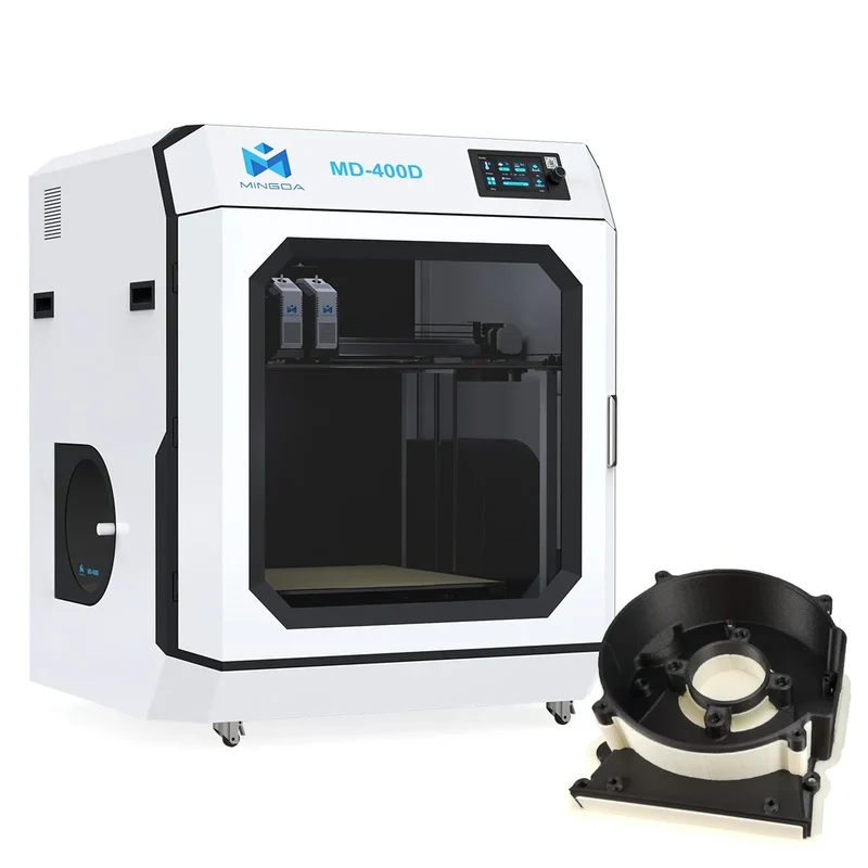 Mingda MD-400D Industrial Grande Imprimante 3d IDEX Free Leveling Faster Fdm 3d Machine