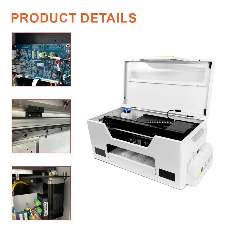 Free Shipping Glass Cup XP600 I1600 Print Head UV DTF Ink Varnish 330mm Print Transfer Crystal Sticker Inkjet Printer