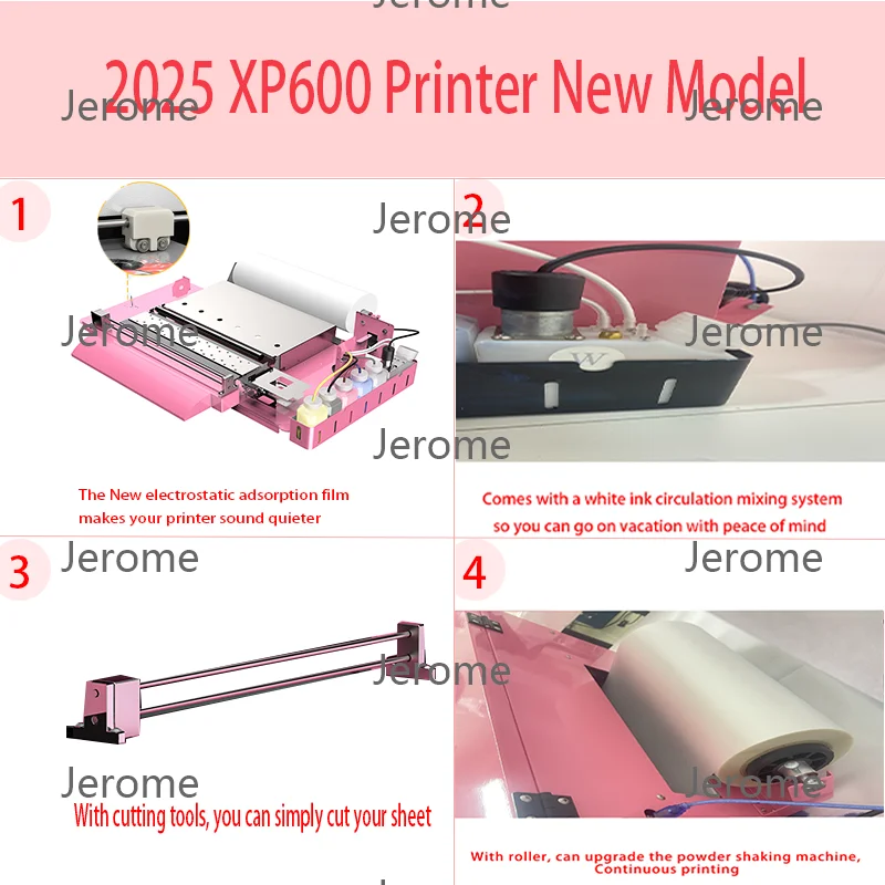 2026 American Shipment 13-Inch A3 XP600 DTF Printer New Condition JMD Code Easy Automatic Cleaning for 33cm Dtf Printer
