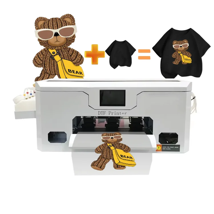High Quality 13Inch A3 DTF Printer Single Head XP600 Clothes Printing Machine DTF Direct to Film Transfer Printer