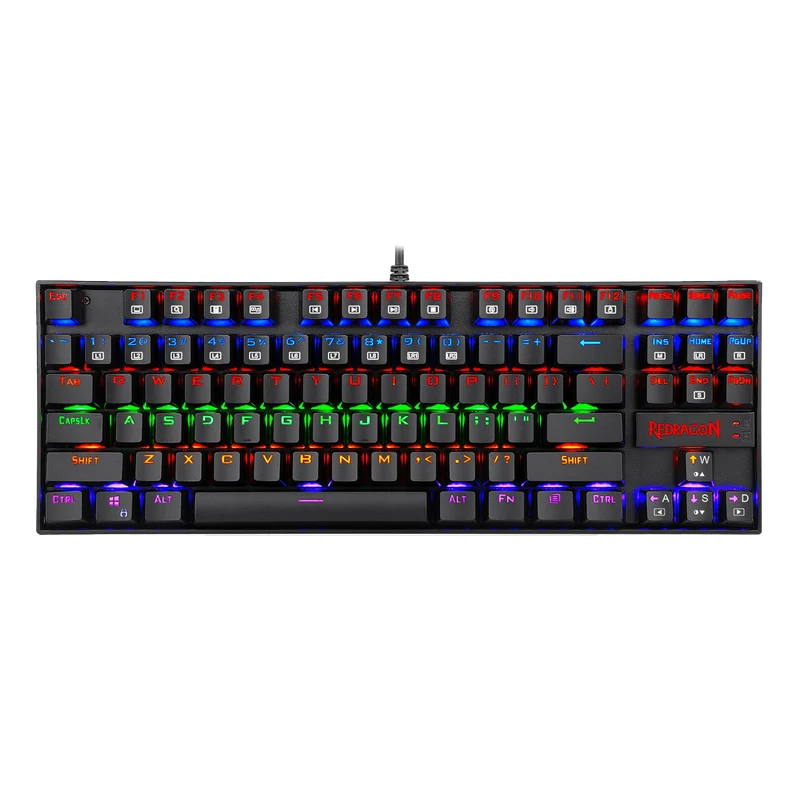 KUMARA K552 LED Rainbow Backlit Wired Keyboard
