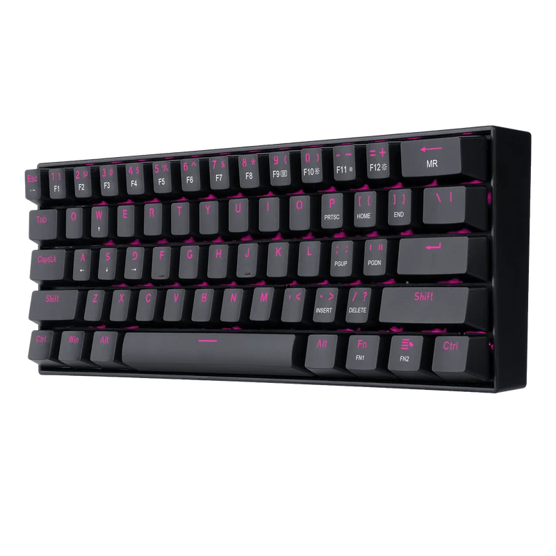Redragon K630 60% Keyboard Pink LED Backlit