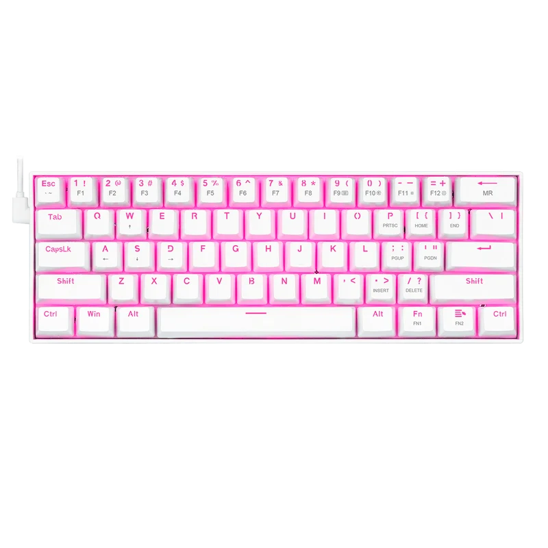 Redragon K630 White 60% Keyboard