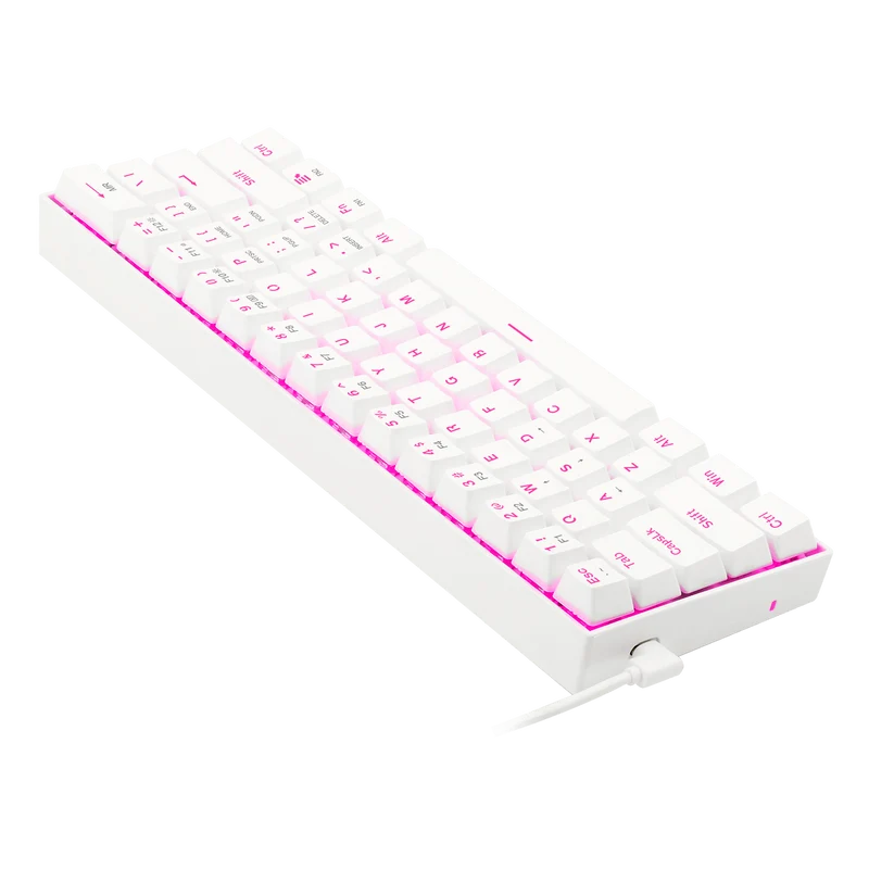 Redragon K630 White 60% Keyboard