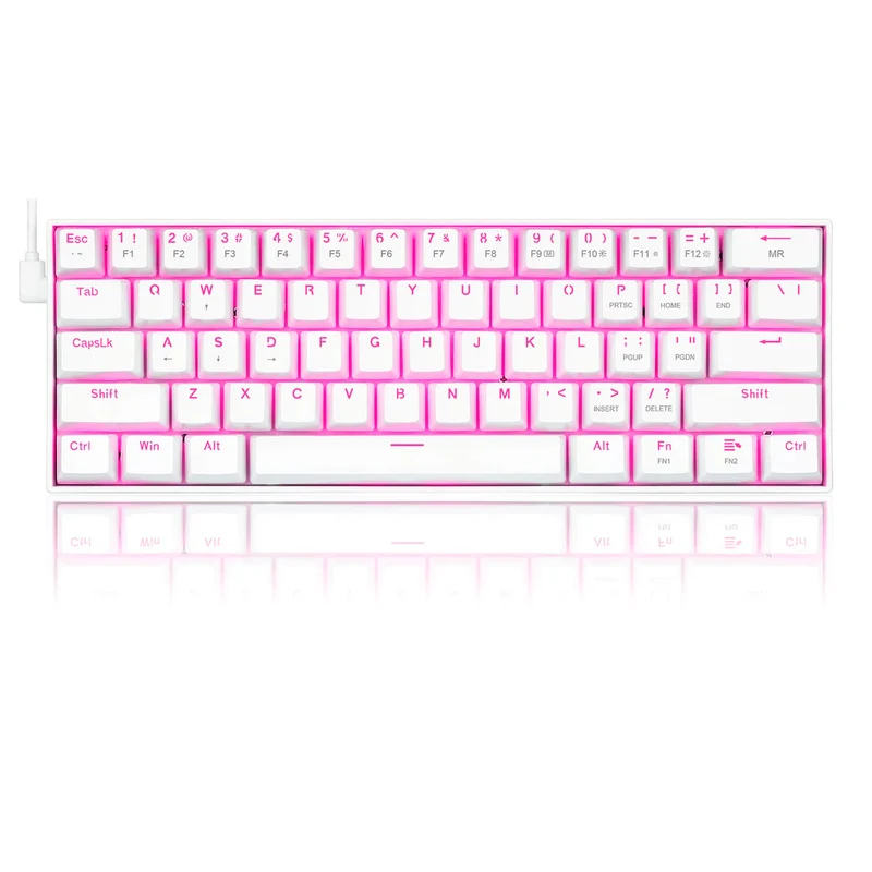 Redragon K630 White 60% Keyboard