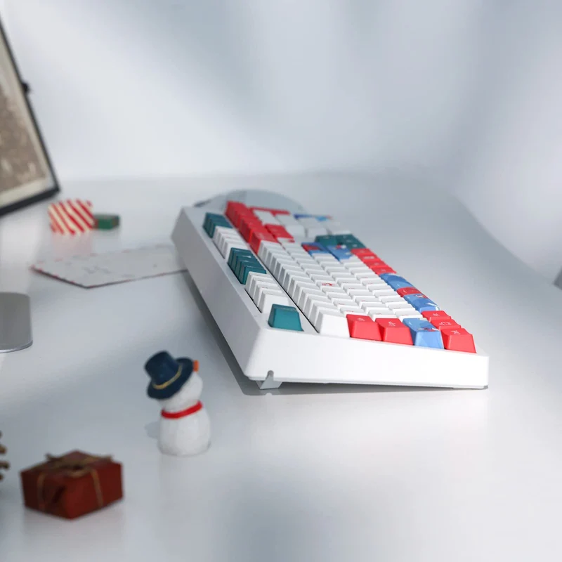 (Only Keycaps) Redragon X LTC PBT 108 Keycaps Set, Thick PBT Keycaps for Mechanical Keyboard (Christmas Limited Edition)