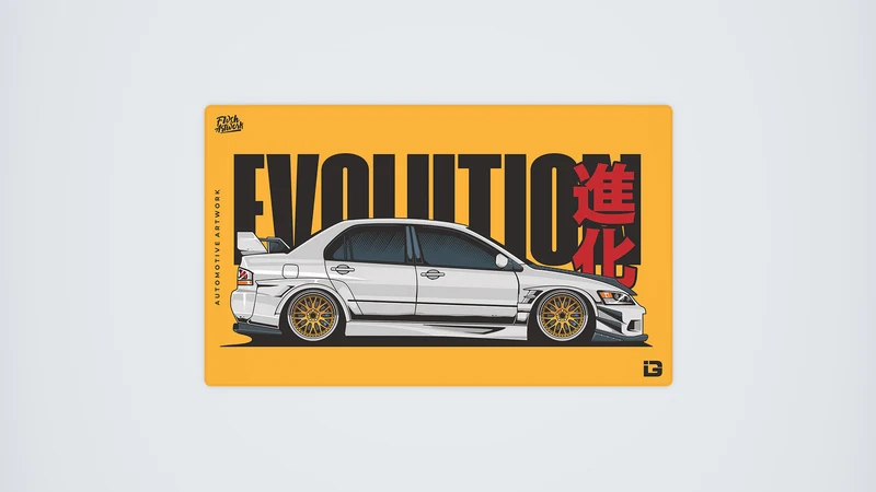 Evo 9 Vortex – Weiße Spielmatte