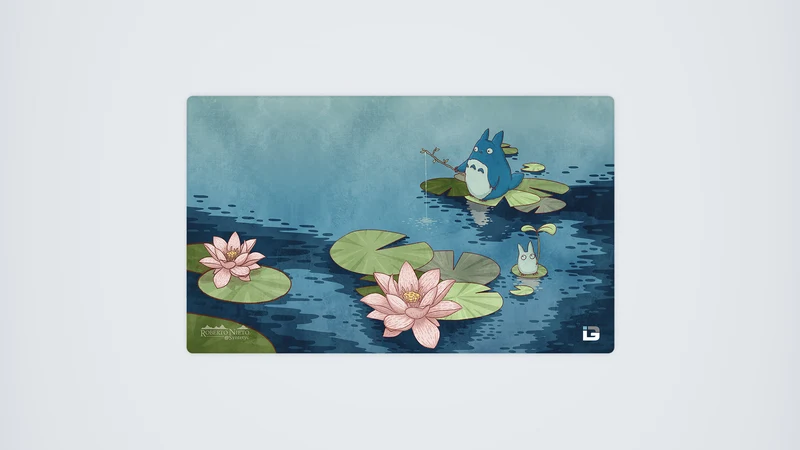 Spielmatte „Angeln im Teich“