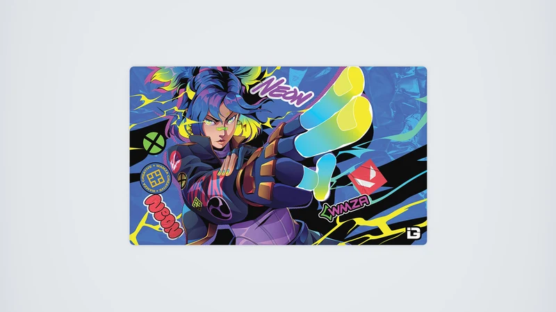 Neon-Spielmatte