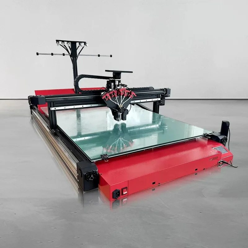 5-in-1 Large Industrial 3D Color Printer with 5 Extruders Wi-Fi Die Mold & PLA Material Support for 3D Printing