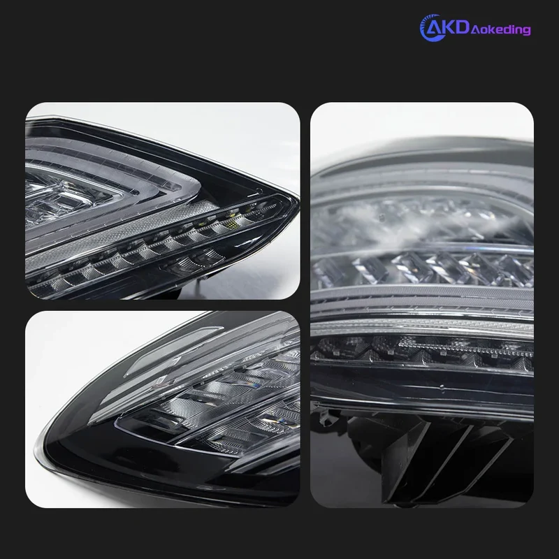 AKD Car Styling Tail Light for Benz W205 2015-2021 C180 C200 C260 Rear Stop Lamp Brake Signal DRL Reverse Automotive Accessories