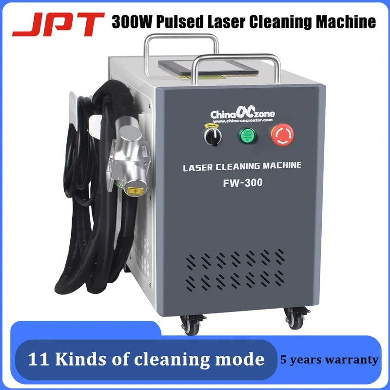 Scotle EU Warehouse 300W Air-cooled JPT 2mj 5mj 15mj Pulsed Laser Cleaning Machine Cleaner for Metal Wood Clean Oil/Paint Remove