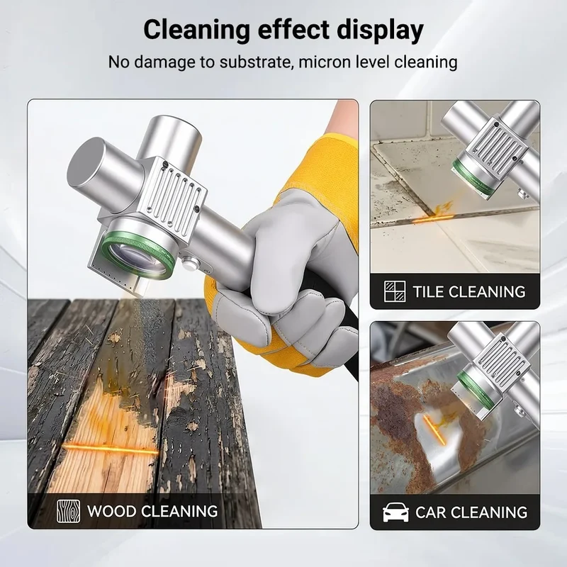 Scotle EU Warehouse 300W Air-cooled JPT 2mj 5mj 15mj Pulsed Laser Cleaning Machine Cleaner for Metal Wood Clean Oil/Paint Remove
