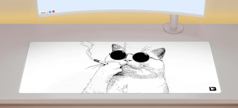 Rauchende Katze