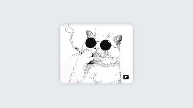 Rauchende Katze