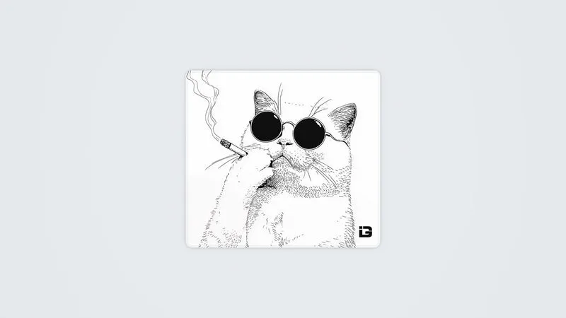 Rauchende Katze