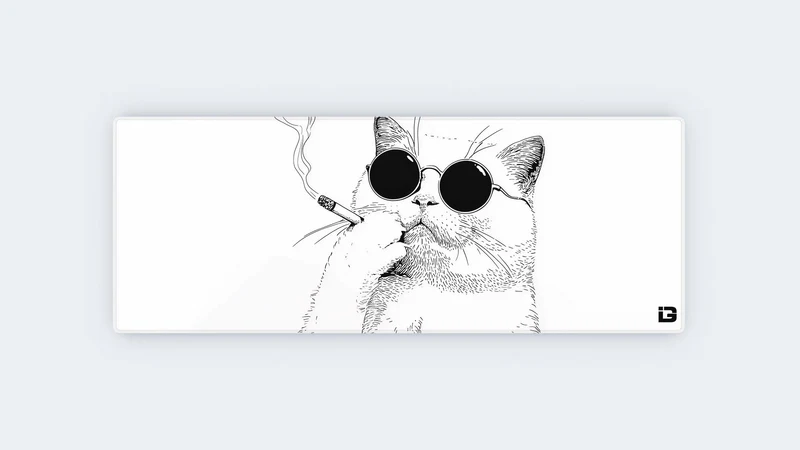 Rauchende Katze