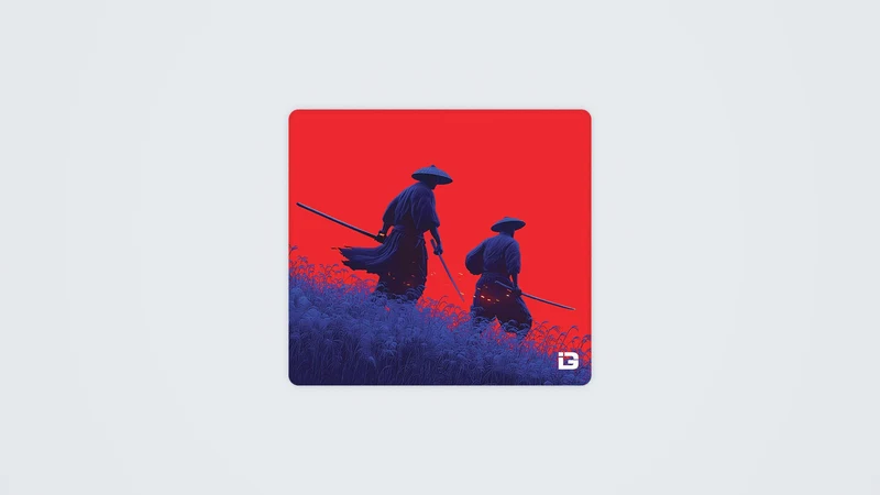 Samurai-Silhouette