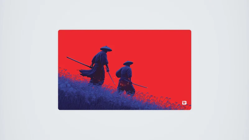 Samurai-Silhouette