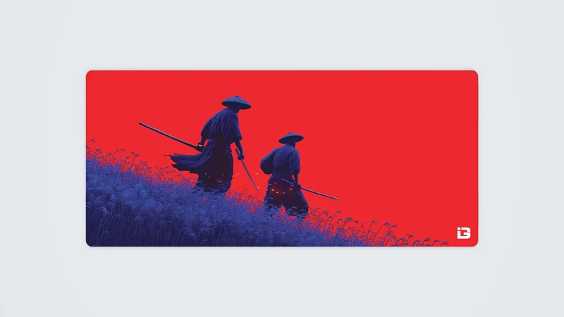 Samurai-Silhouette