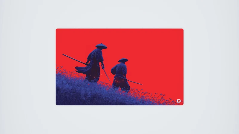 Samurai-Silhouette