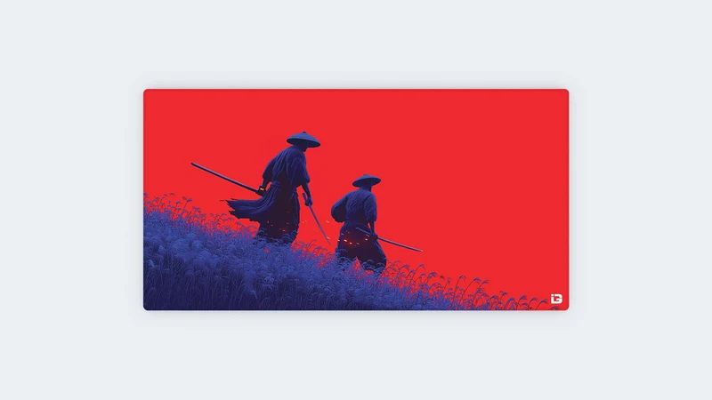 Samurai-Silhouette