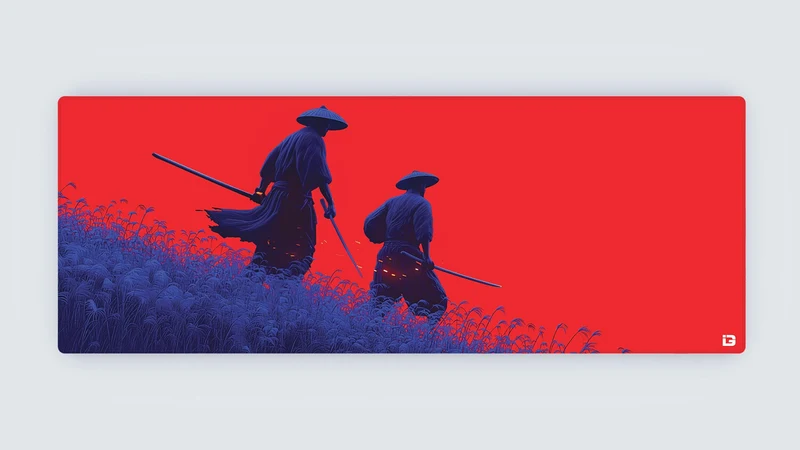 Samurai-Silhouette